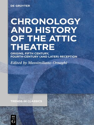 cover image of Chronology and History of the Attic Theatre